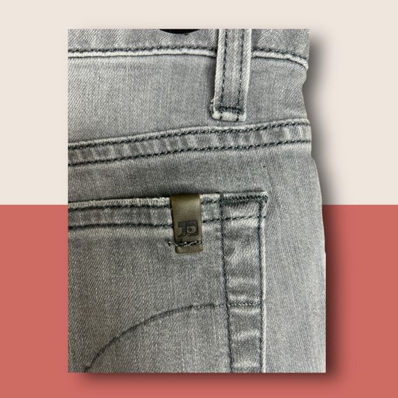 🩶 JOE'S JEANS THE BLONDIE SKINNY ANKLE GRAY HIGH RISE RAW HEM SZ 27 - Picture 6 of 10
